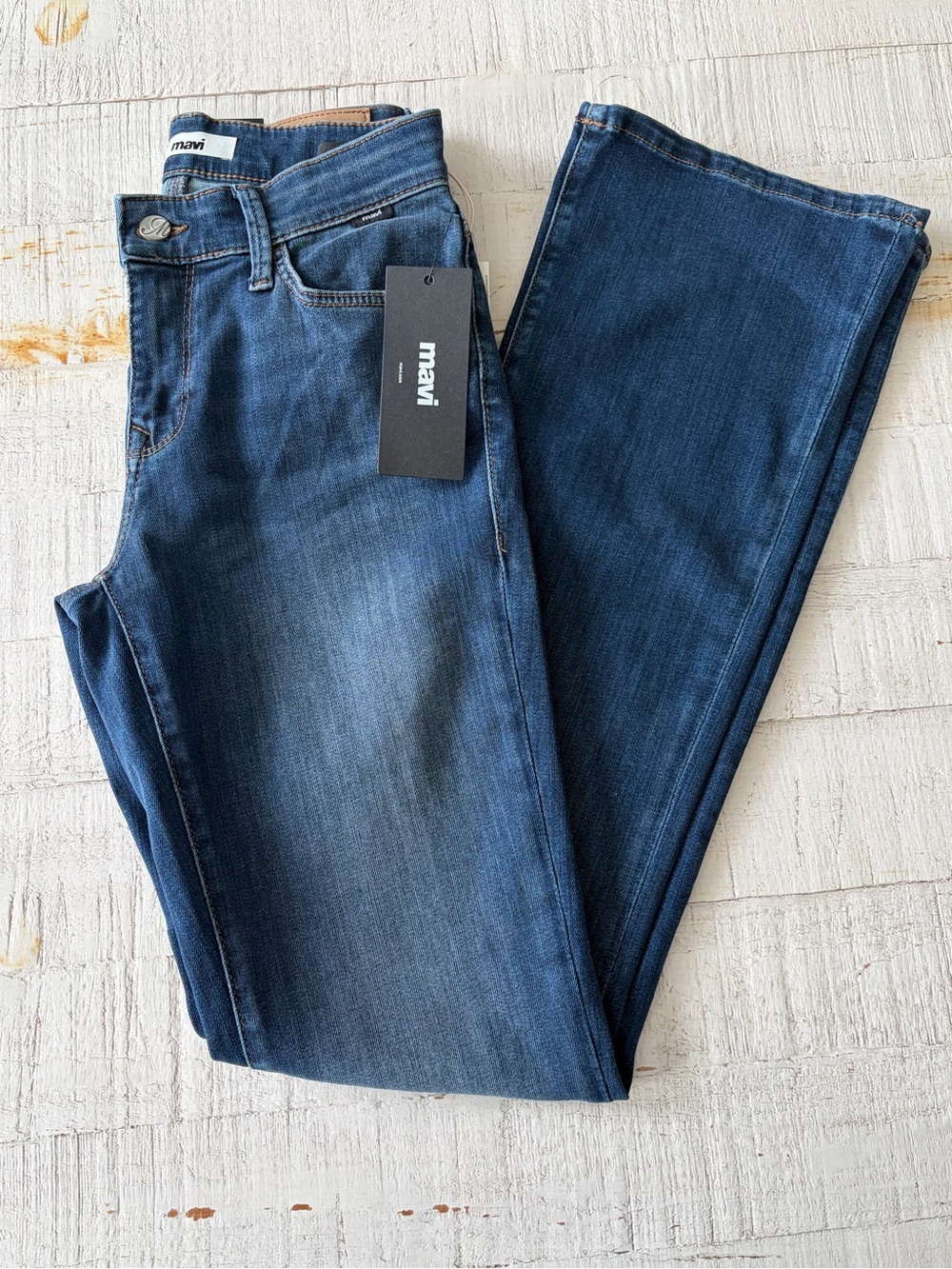 Mavi Molly Jeans NWT W 25 L 32 SuperSoft Tencel Classic Bootcut Mid Rise Denim